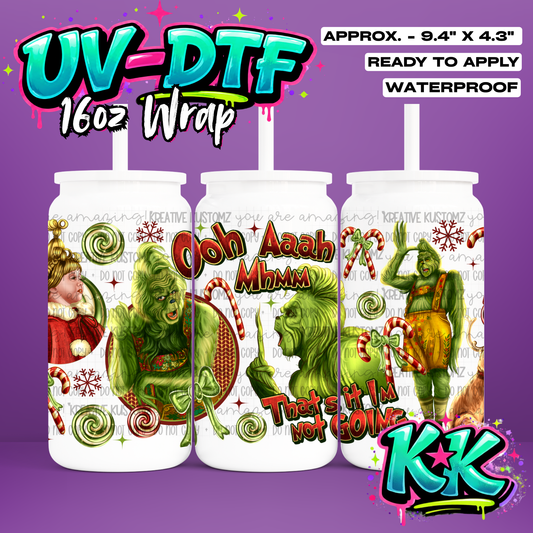 93 | UV DTF Cup Wrap for 16oz Libbey Glass