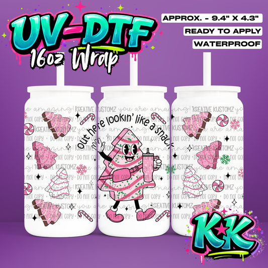 RTS | UV DTF Cup Wrap for 16oz Libbey Glass