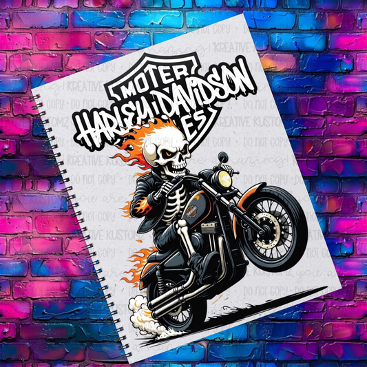 HD Motorcycle | EXCLUSIVE |UVDTF A5 Notebook Wrap Decal