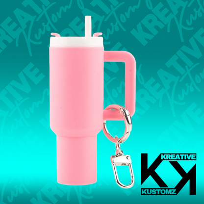 MINI TUMBLER CHAPSTICK HOLDER + KEYCHAIN