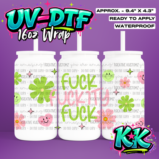 0222 | UV DTF Cup Wrap for 16oz Libbey Glass