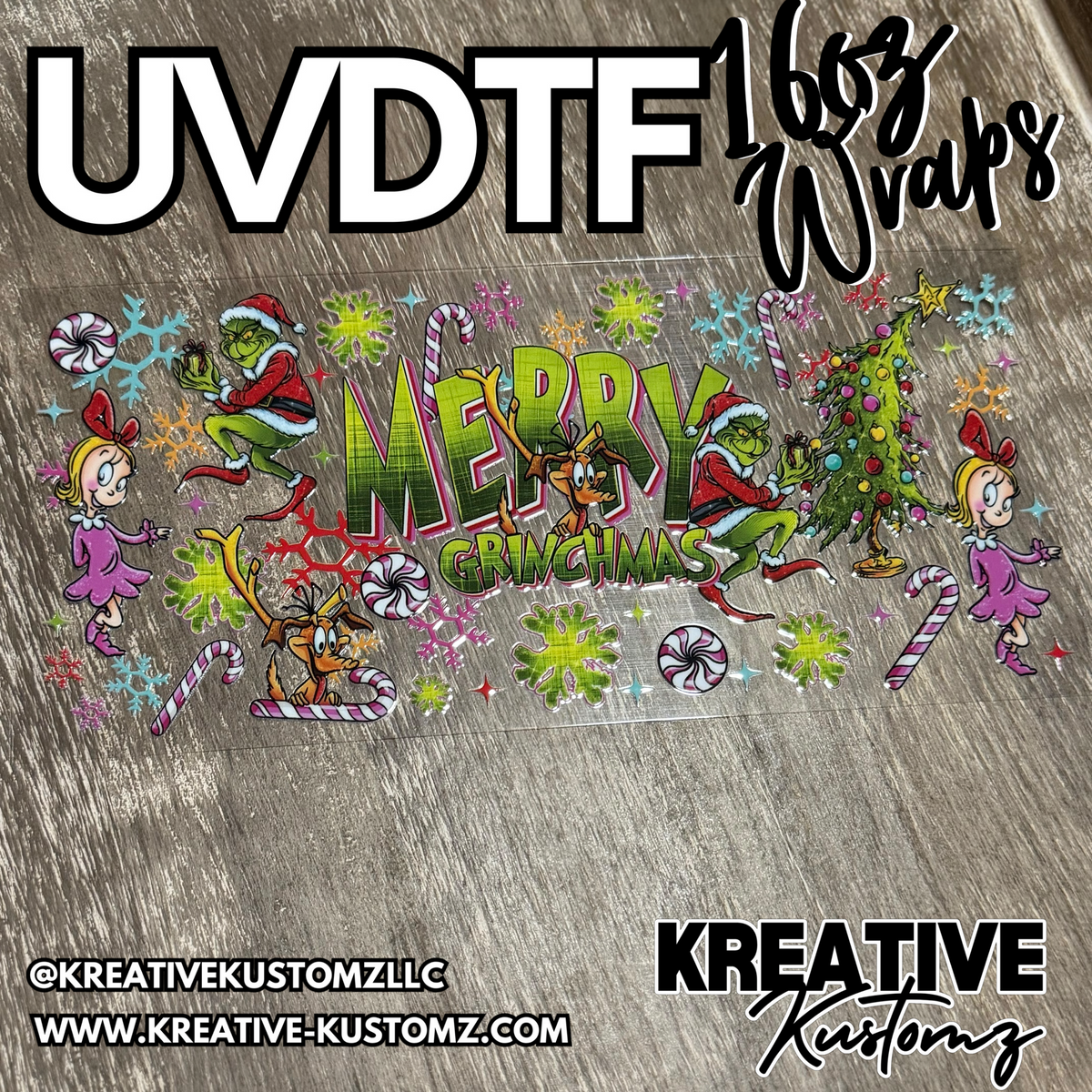 1391 | RTS | UV DTF Cup Wrap for 16oz Libbey Glass