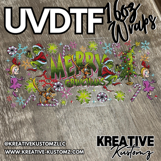 1391 | RTS | UV DTF Cup Wrap for 16oz Libbey Glass