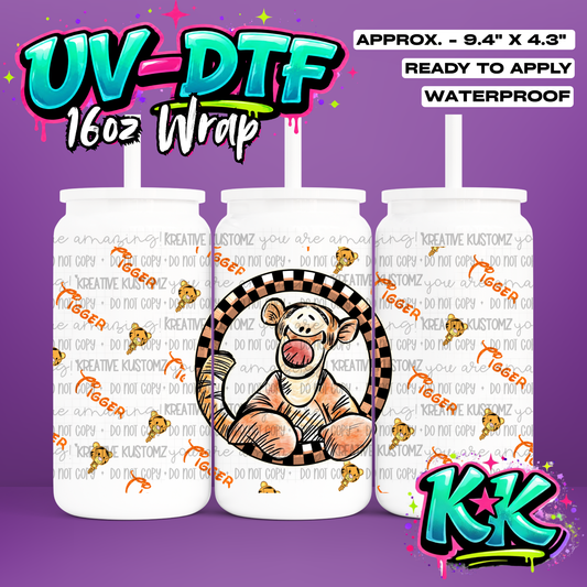 0369 | UV DTF Cup Wrap for 16oz Libbey Glass