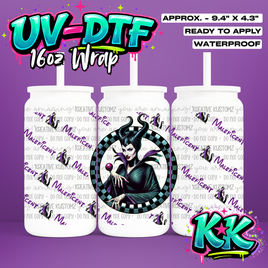 0381 | UV DTF Cup Wrap for 16oz Libbey Glass