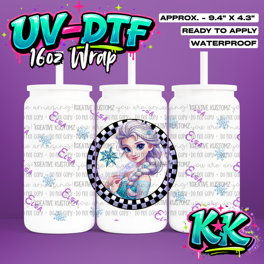 0384 | UV DTF Cup Wrap for 16oz Libbey Glass