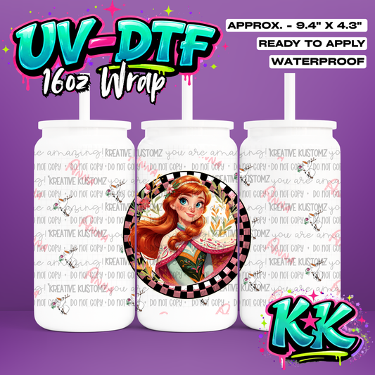 0391 | UV DTF Cup Wrap for 16oz Libbey Glass
