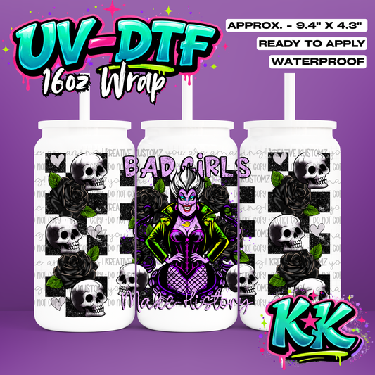 0395 | UV DTF Cup Wrap for 16oz Libbey Glass