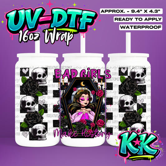0399 | UV DTF Cup Wrap for 16oz Libbey Glass
