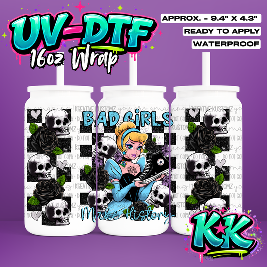 410 | UV DTF Cup Wrap for 16oz Libbey Glass