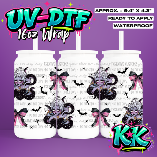 426 | UV DTF Cup Wrap for 16oz Libbey Glass