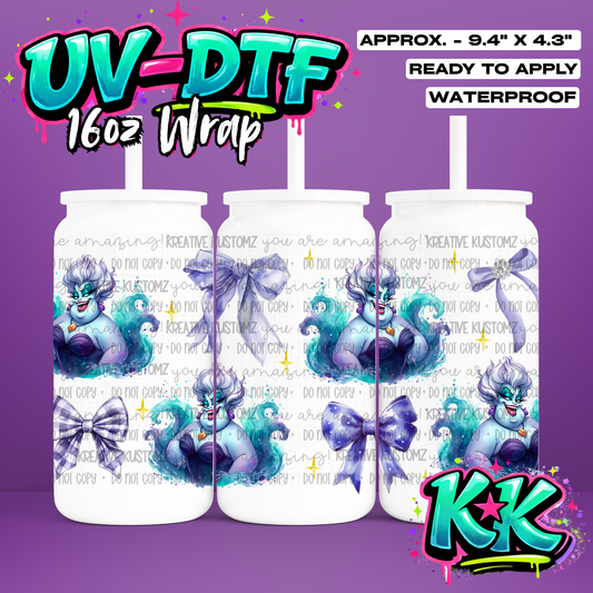 427 | UV DTF Cup Wrap for 16oz Libbey Glass