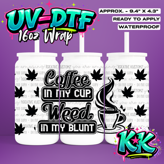 433 | UV DTF Cup Wrap for 16oz Libbey Glass