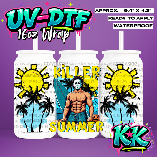 437 | UV DTF Cup Wrap for 16oz Libbey Glass