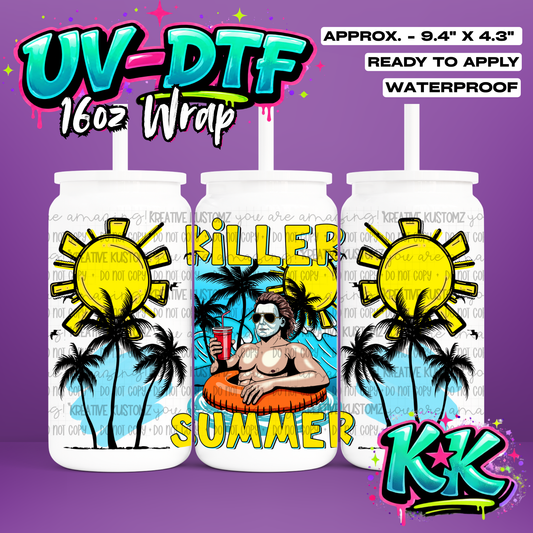 439 | UV DTF Cup Wrap for 16oz Libbey Glass