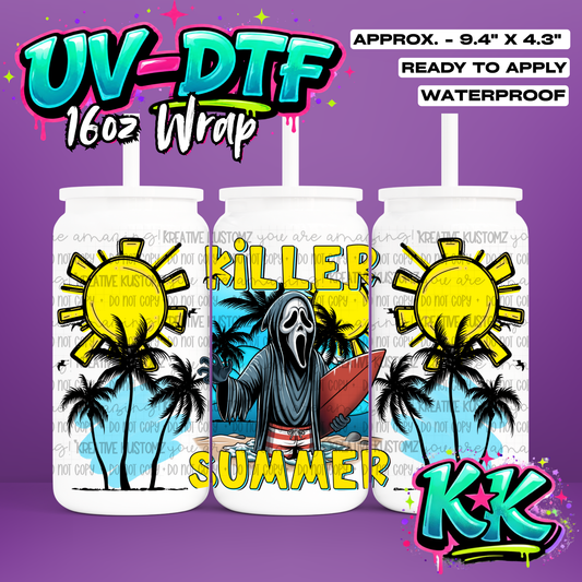 440 | UV DTF Cup Wrap for 16oz Libbey Glass