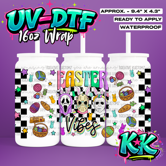 444 | UV DTF Cup Wrap for 16oz Libbey Glass