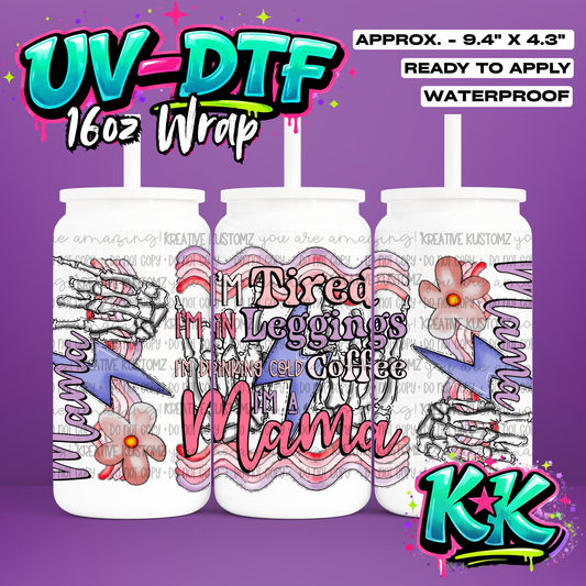 474 | UV DTF Cup Wrap for 16oz Libbey Glass