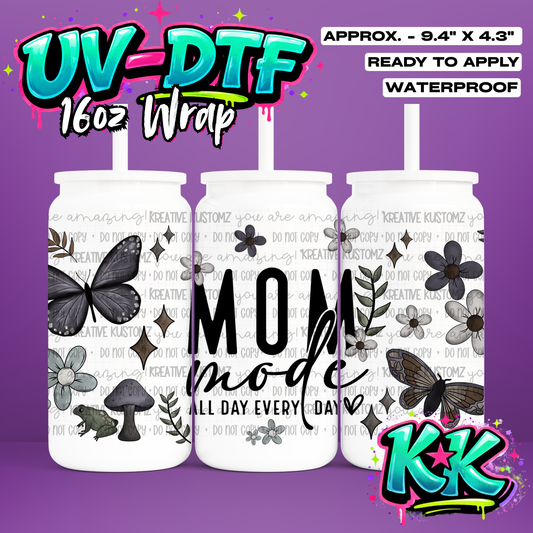 485 | UV DTF Cup Wrap for 16oz Libbey Glass