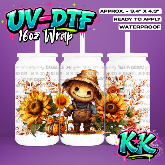497 | UV DTF Cup Wrap for 16oz Libbey Glass
