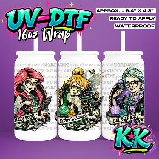 502 | UV DTF Cup Wrap for 16oz Libbey Glass