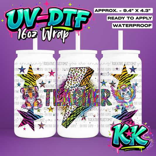 511 | UV DTF Cup Wrap for 16oz Libbey Glass