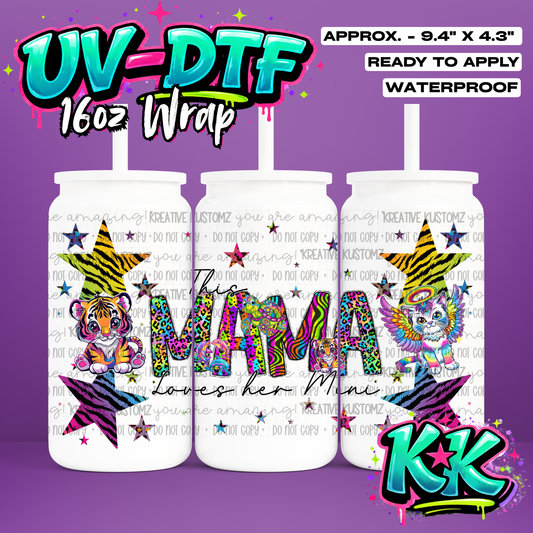 523 | UV DTF Cup Wrap for 16oz Libbey Glass