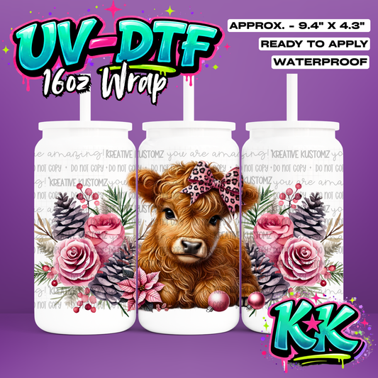 531 | UV DTF Cup Wrap for 16oz Libbey Glass