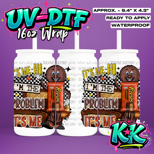 548 | UV DTF Cup Wrap for 16oz Libbey Glass