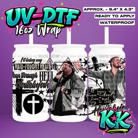 559 | UV DTF Cup Wrap for 16oz Libbey Glass