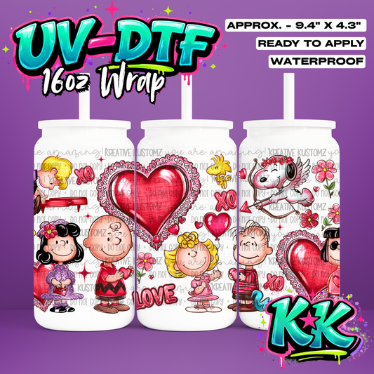 562 | UV DTF Cup Wrap for 16oz Libbey Glass