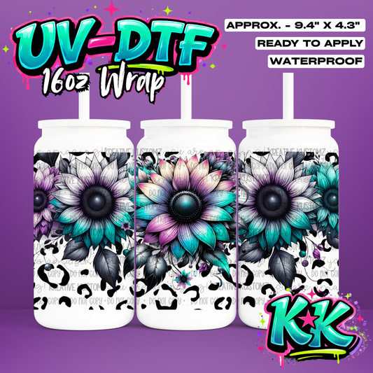 570 | UV DTF Cup Wrap for 16oz Libbey Glass