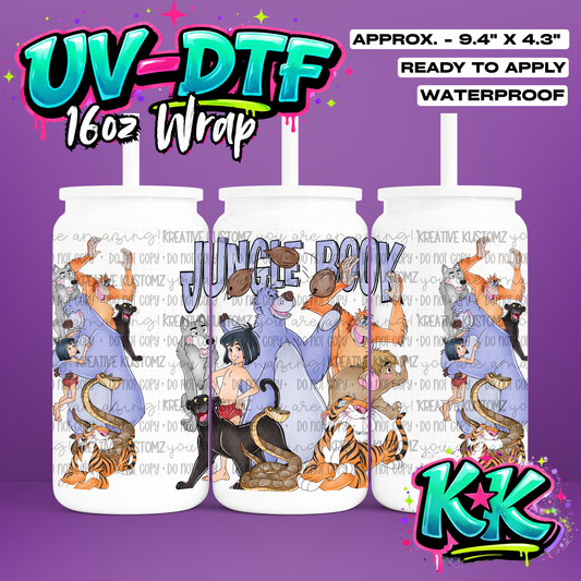 RTS | UV DTF Cup Wrap for 16oz Libbey Glass