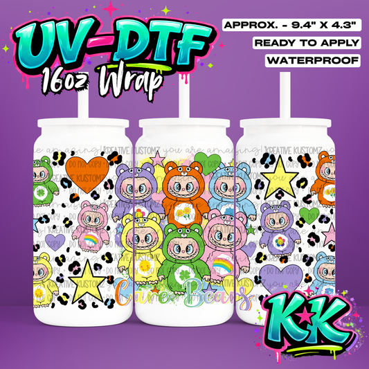 640 | UV DTF Cup Wrap for 16oz Libbey Glass