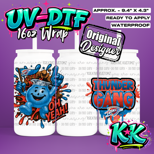 649 | UV DTF Cup Wrap for 16oz Libbey Glass