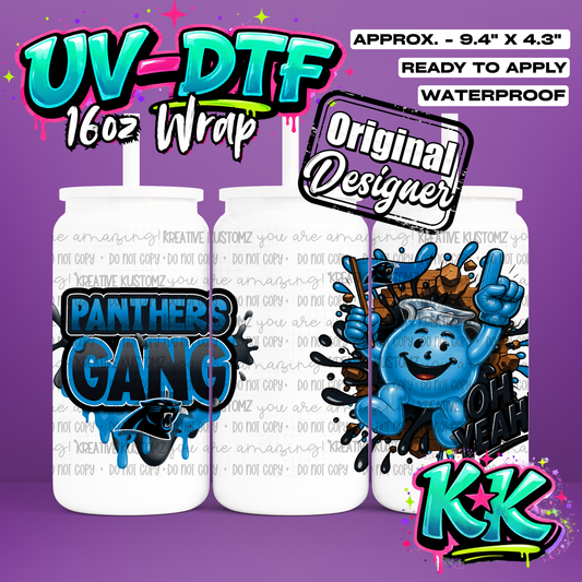 654 | UV DTF Cup Wrap for 16oz Libbey Glass
