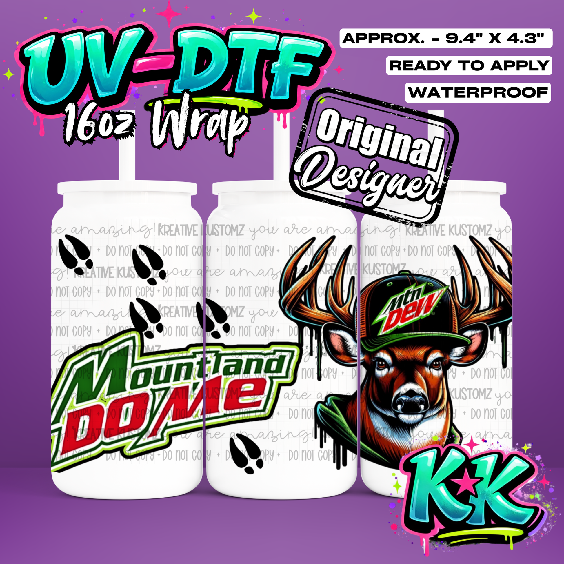 0659 | 16oz UV DTF Cup Wrap Decal
