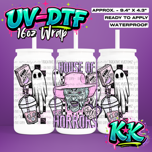 661 | UV DTF Cup Wrap for 16oz Libbey Glass