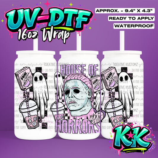 673 | UV DTF Cup Wrap for 16oz Libbey Glass