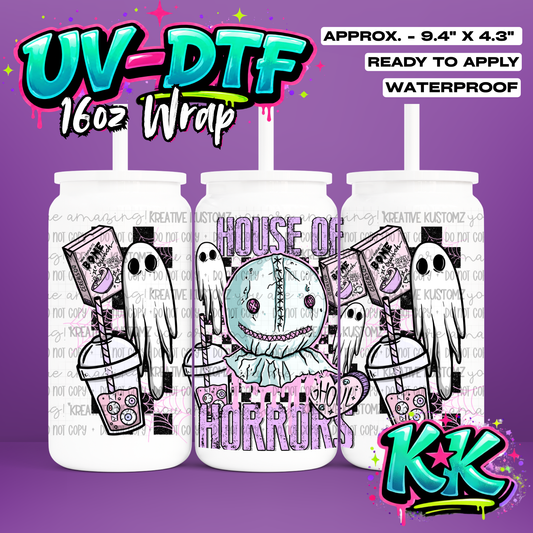 674 | UV DTF Cup Wrap for 16oz Libbey Glass