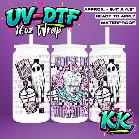 675 | UV DTF Cup Wrap for 16oz Libbey Glass