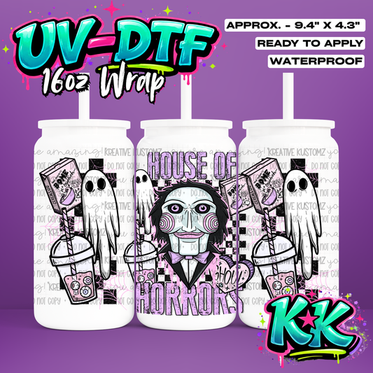 676 | UV DTF Cup Wrap for 16oz Libbey Glass