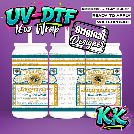 680 | UV DTF Cup Wrap for 16oz Libbey Glass