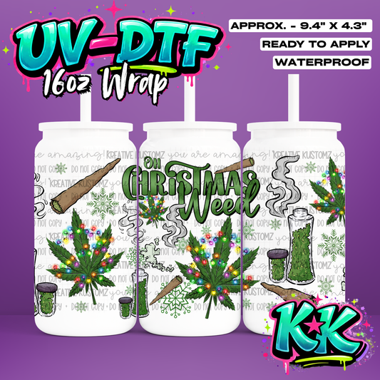 686 | UV DTF Cup Wrap for 16oz Libbey Glass
