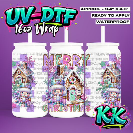 692 | UV DTF Cup Wrap for 16oz Libbey Glass