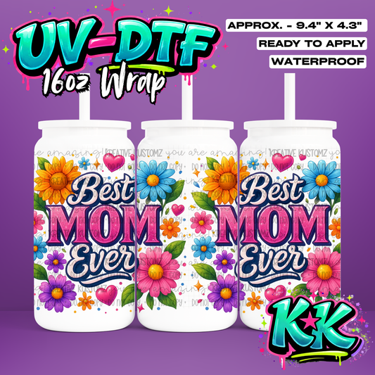 820 | UV DTF Cup Wrap for 16oz Libbey Glass