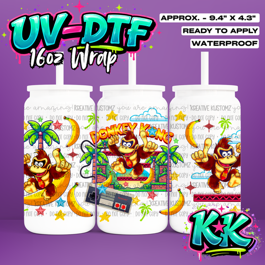 873 | UV DTF Cup Wrap for 16oz Libbey Glass