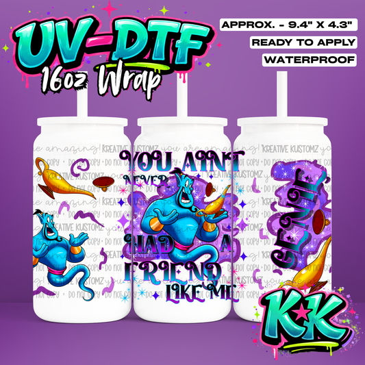 875 | UV DTF Cup Wrap for 16oz Libbey Glass