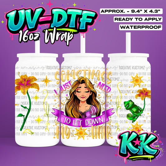 889 | UV DTF Cup Wrap for 16oz Libbey Glass