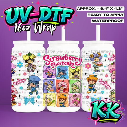 912 | UV DTF Cup Wrap for 16oz Libbey Glass